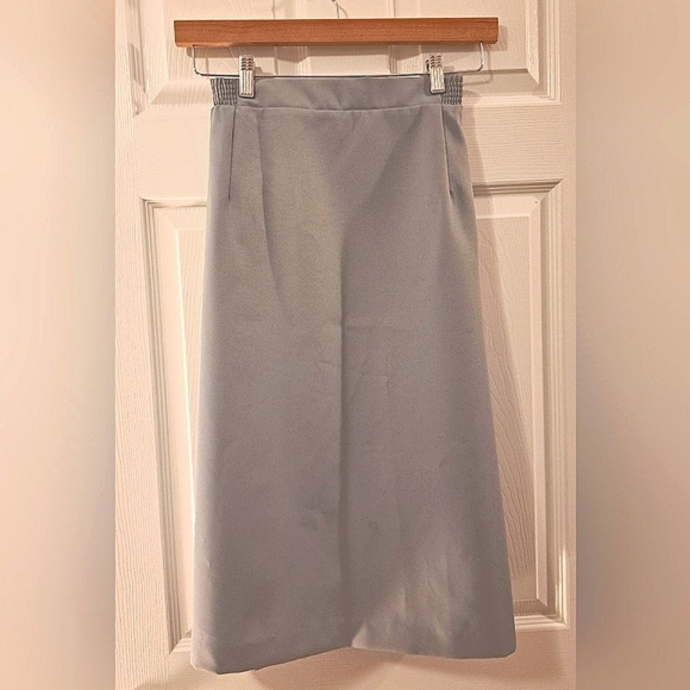 Gray A-Line Skirt
